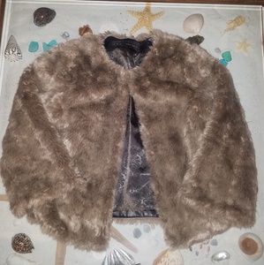 Faux fur coat